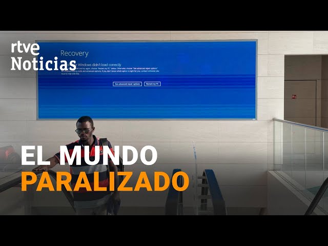 ⁣MICROSOFT: FALLOS INFORMÁTICOS GLOBALES en BANCOS, SUPERMERCADOS y AEROPUERTOS | RTVE