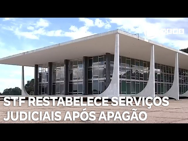 ⁣STF restabelece sistemas judiciais após apagão cibernético