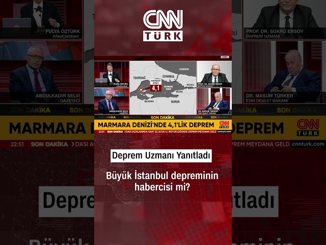 Marmara Denizi 4,1'le Sarsıldı! Deprem Büyük İstanbul Depremini Tetikler Mi? Uzmanı Yanıtladı