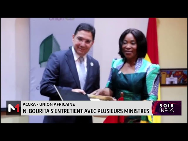 ⁣Union africaine : Bourita s´entretient avec plusieurs ministres