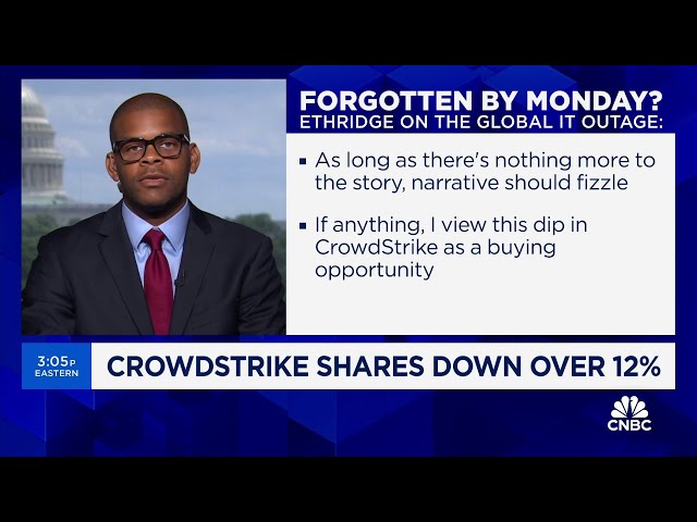 ⁣CIC's Malcolm Ethridge on CrowdStrike: Investors may rethink playing one cybersecurity stock