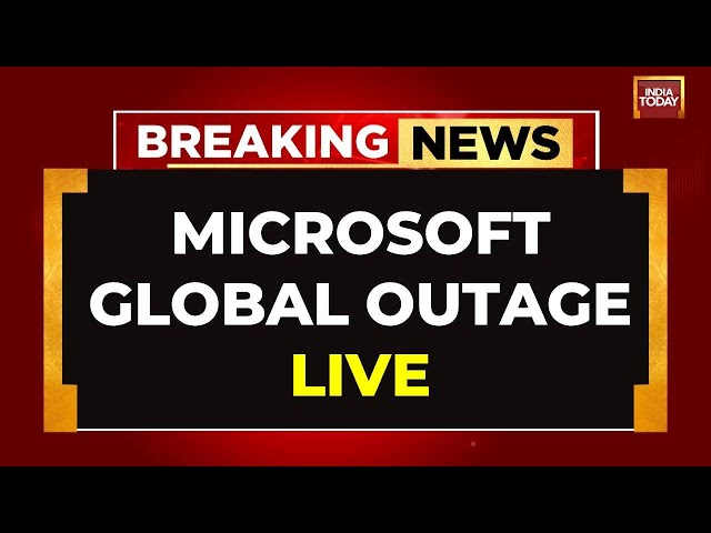 ⁣LIVE: Microsoft Global Outage, Airline Disruptions Worldwide, 911 Down In Several US States