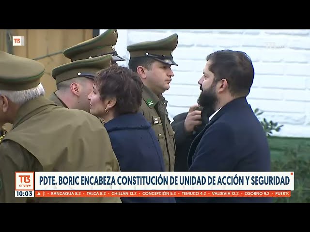 Boric encabezó Unidad de Acción y Seguridad y advirte que "tenemos que cuidar a quien nos cui