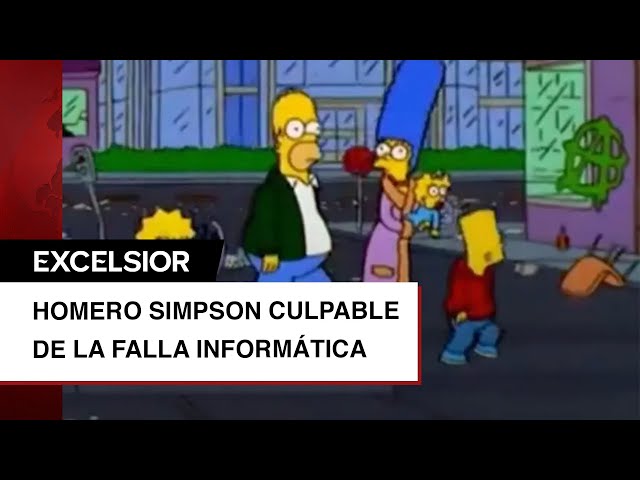 ¿Los Simpson predijeron falla informática de Microsoft? Aquí el capítulo