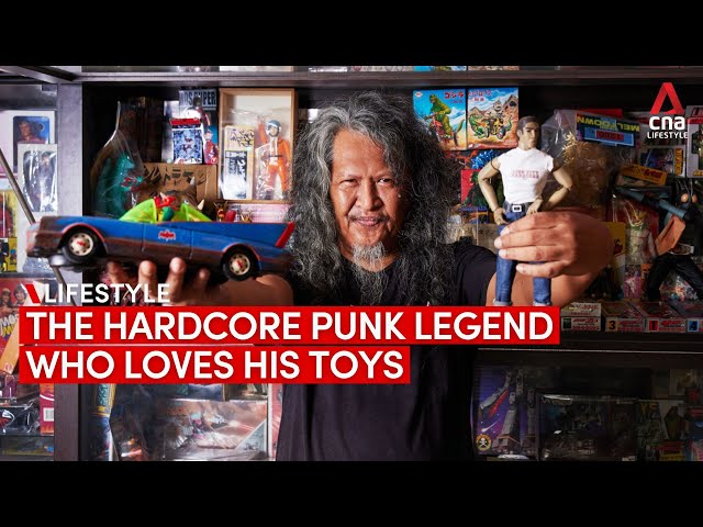 ⁣The 60-year-old Singapore punk rock legend who’s also a hardcore toy collector