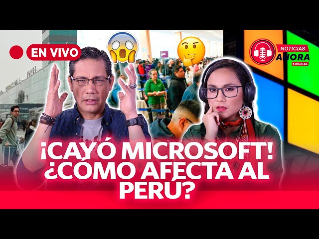 La caída de Microsoft alocó al Perú y el mundo, ¿qué pasó con Crowdstrike? | TVPerú Noticias EN VIVO