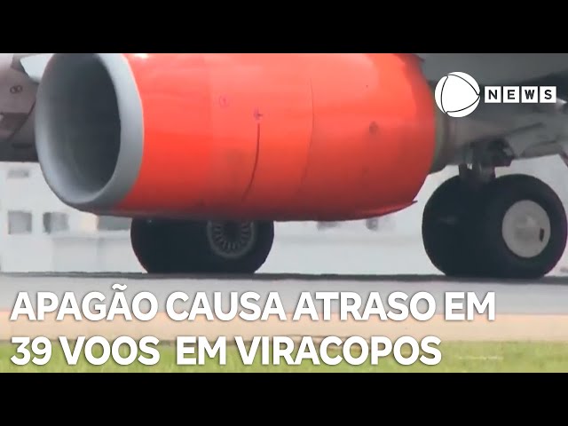 Apagão causa atraso em 39 voos do Aeroporto Internacional de Viracopos