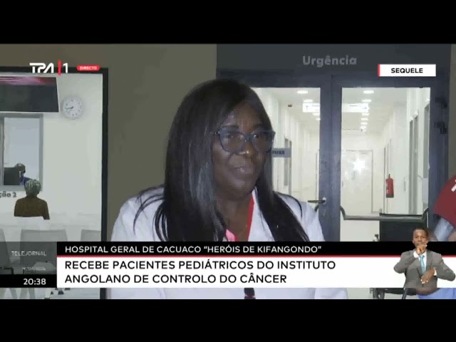 ⁣Hospital Geral de Cacuaco "Herois de Kifangondo" recebe pacientes pediatricos do Instituto