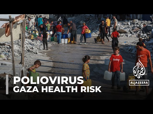 ‘Ticking time bomb’: Poliovirus found in Gaza sewage