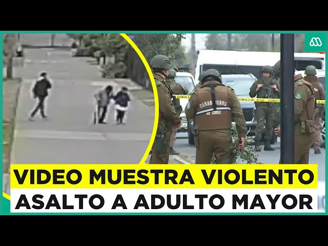 Violento asalto a adulto mayor en Ñuñoa: Fueron atacados por delincuente de nacionalidad venezolana