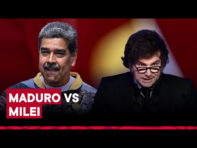⁣Venezuela: Maduro acusa a Milei de querer sabotear elecciones