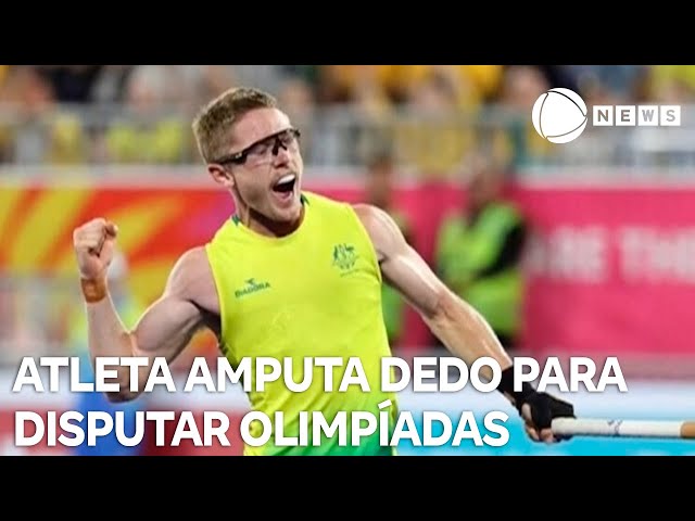 ⁣Atleta australiano amputa parte do dedo para participar das Olimpíadas de Paris