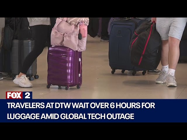 ⁣Issues linger at DTW after global tech issue