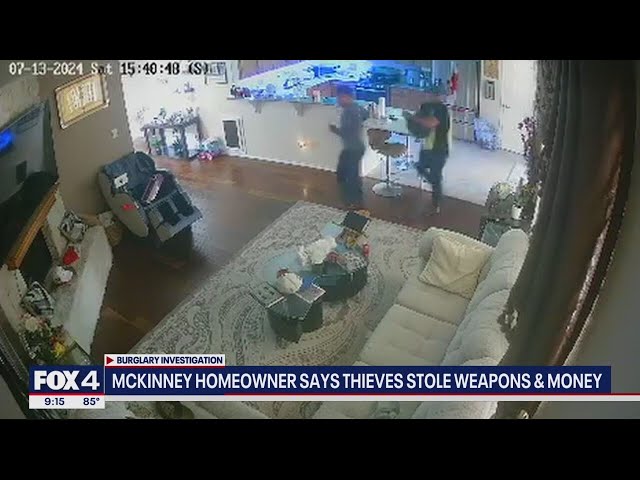 ⁣Brazen thieves ransack Mckinney home in broad daylight. Surveillance cameras captured the whole thin