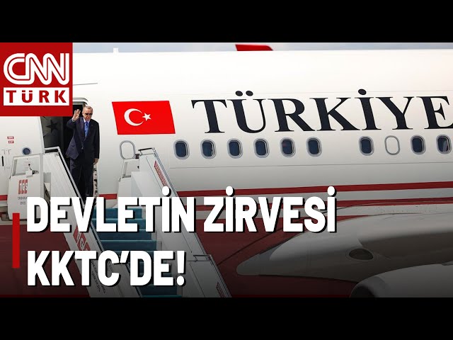 SON DAKİKA! Cumhurbaşkanı Erdoğan KKTC'de! Türkiye'den Dünyaya Doğu Akdeniz Mesajı!