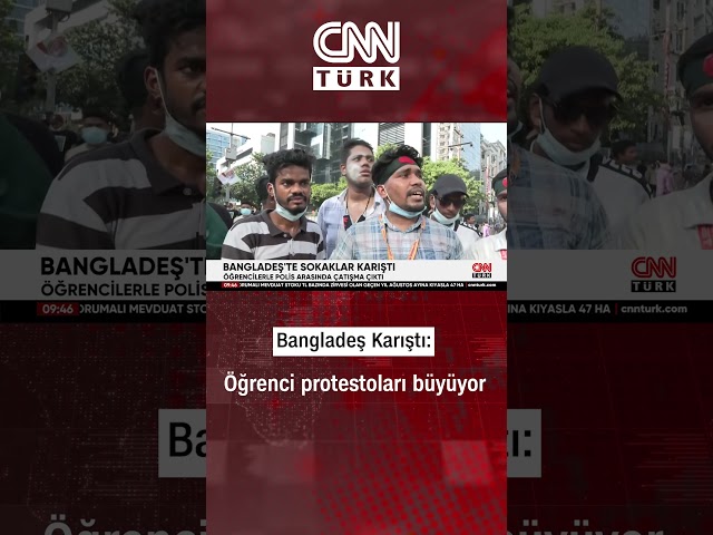 ⁣Bangladeş'te Sokaklar Karıştı! Şiddete Dönüşen Öğrenci Eylemlerinde 50 Kişi Öldü...