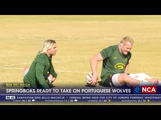 Springboks ready to take on Portugal