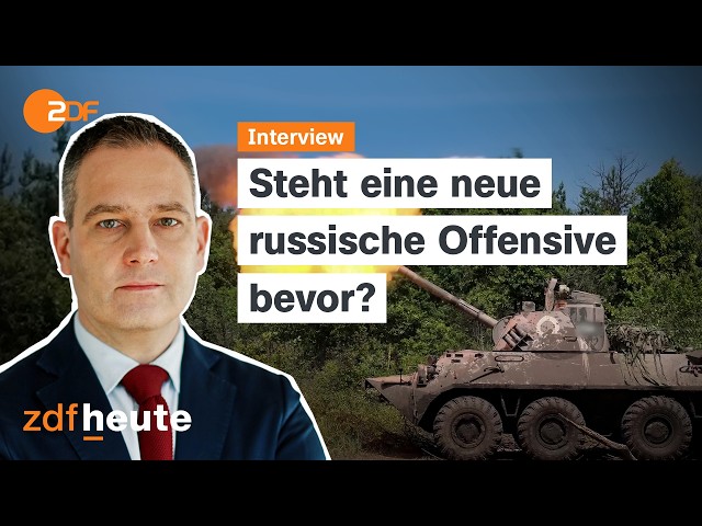 ⁣Russische Armee rückt in der Ukraine vor - Militärexperte Gressel warnt vor Trump | ZDFheute live