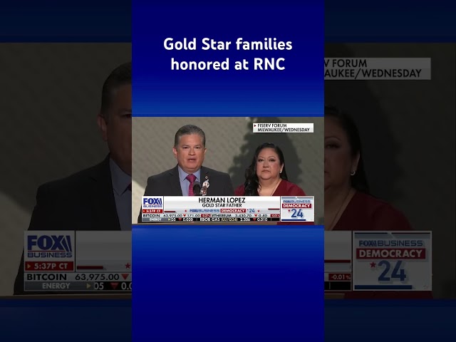 ⁣Gold Star families bring RNC to tears, evoke chants of support #shorts