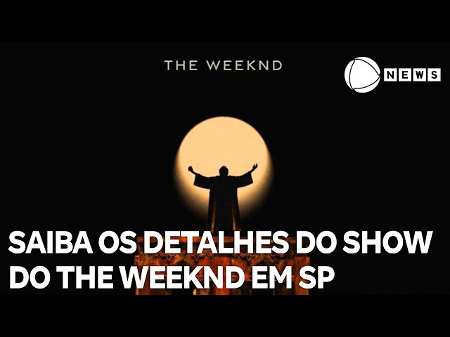 ⁣The Weeknd anuncia show em São Paulo em setembro