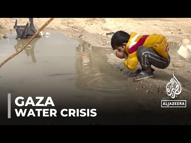 ⁣Oxfam accuses Israel of 'weaponising water' in Gaza