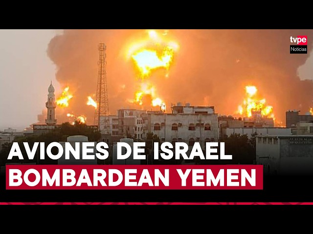 Israel bombardea ciudad portuaria de Yemen en represalia a ataque de los rebeldes hutíes