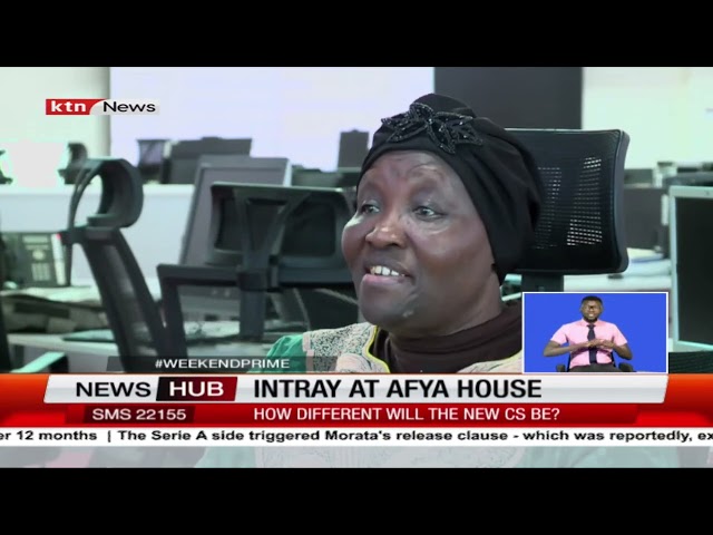 ⁣Full in-tray at Afya House for incoming CS for Health