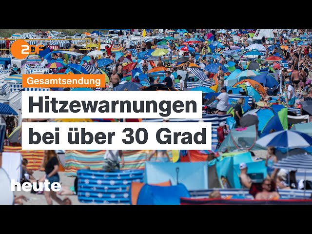 ⁣heute 19 Uhr vom 20.07.2024 Hitzewarnungen, Gedenken an gescheitertes Hitler-Attentat