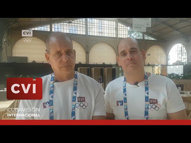 ⁣Se acredita servicio de prensa en Cubavisión Internacional en París 2024