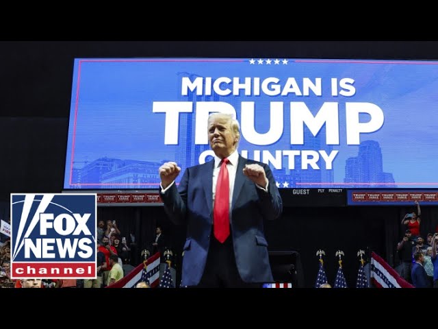 ⁣Trump rallies before 'packed' Michigan audience: Alexis McAdams