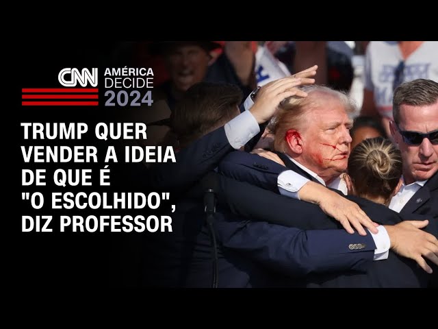 Trump quer vender a ideia de que é "o escolhido", diz professor | CNN PRIME TIME