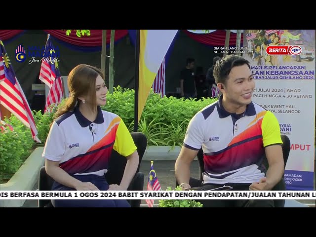 ⁣21 JULAI 2024 - SPM - MAJLIS PELANCARAN BULAN KEBANGSAAN DAN KIBAR JALUR GEMILANG 2024