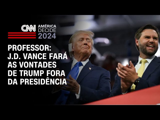 Professor: J.D. Vance fará as vontades de Trump fora da presidência | CNN PRIME TIME