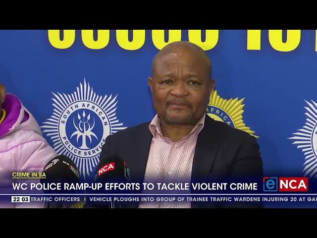 WC police ramp up efforts to tackle violent crime