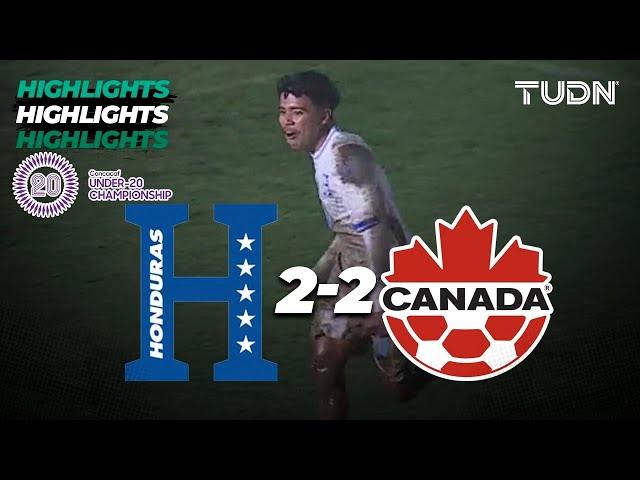 Resumen y goles | Honduras vs Canadá | CONCACAF Sub20 Championship | TUDN