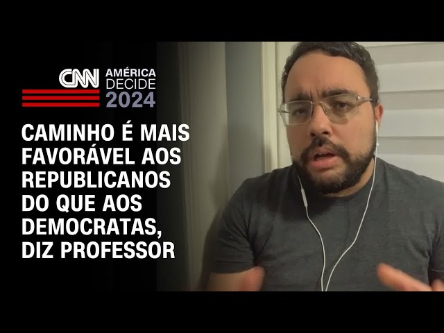 Caminho é mais favorável aos republicanos do que aos democratas, diz professor | CNN PRIME TIME