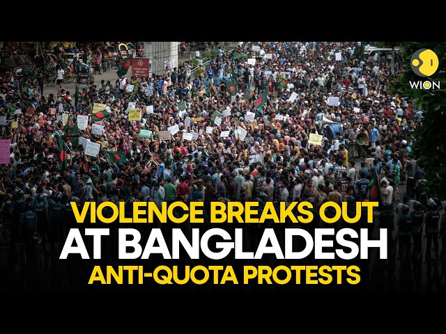 ⁣Bangladesh anti-quota protests LIVE: Shoot-on-sight order in Bangladesh after 133 killed in protest