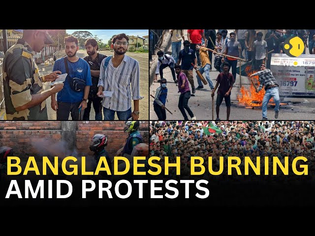 ⁣Bangladesh anti-quota protests LIVE:1,000 Indian students return from Bangladesh, 4,000 still remain