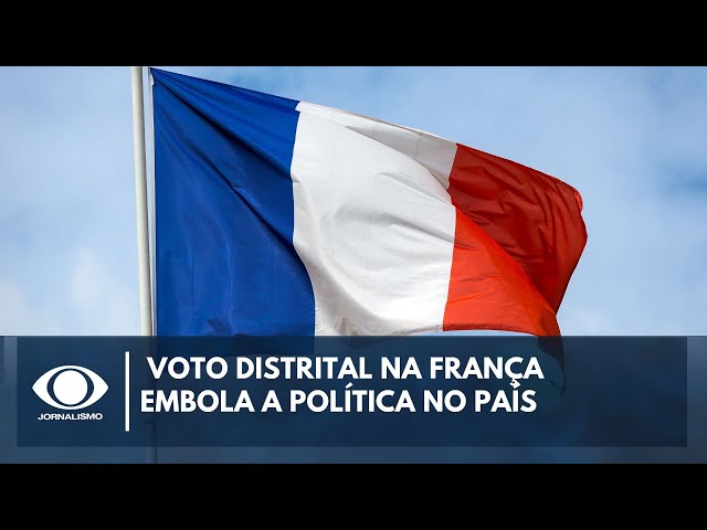 ⁣Voto distrital na França embola a política no país | Canal Livre