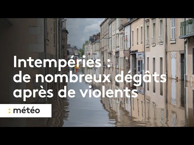 Intempéries : de nombreux dégâts après de violents orages