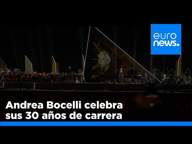 ⁣Andrea Bocelli celebra sus 30 años de carrera con unos emocionantes conciertos en la Toscana