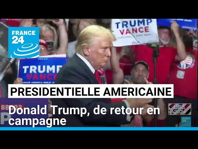 Présidentielle américaine : Donald Trump promet un "raz-de-marée" républicain en novembre