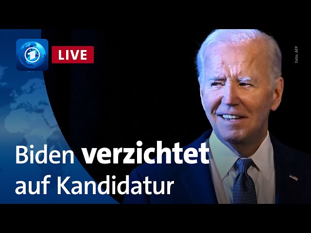 Biden verzichtet: Keine erneute Kandidatur gegen Trump