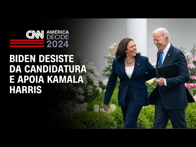 Biden desiste da candidatura e apoia Kamala Harris | AGORA CNN