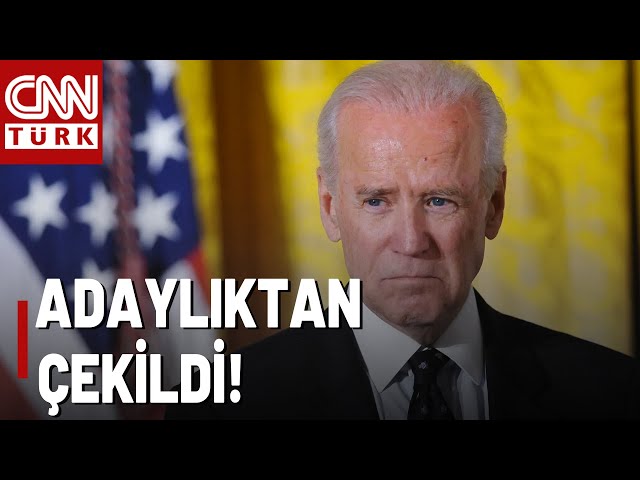 SON DAKİKA! Joe Biden Adaylıktan Çekildi!