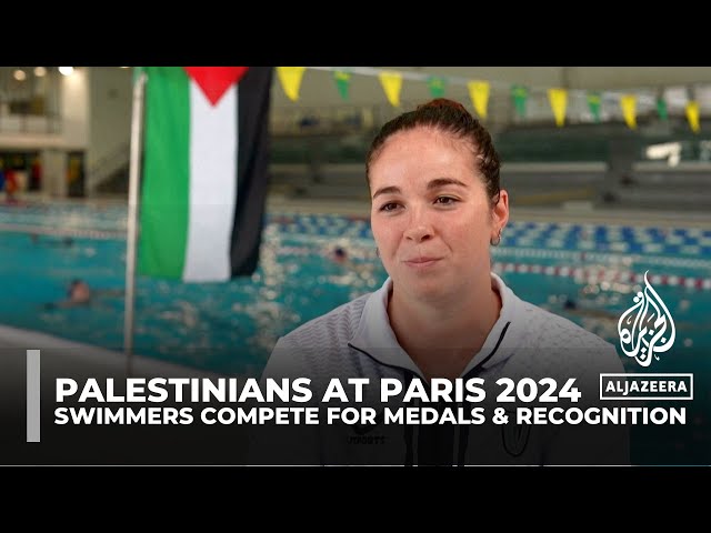 Palestinian swimmers compete for medals and recognition at the Paris 2024 Olympics