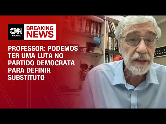 ⁣Professor: Podemos ter uma luta no Partido Democrata para definir substituto | AGORA CNN