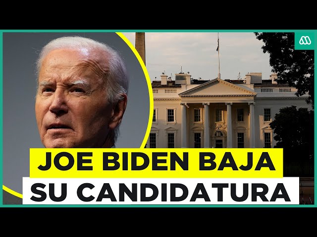 Joe Biden baja su candidatura presidencial