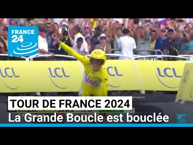 Le prodige Tadej Pogacar remporte le Tour de France 2024 • FRANCE 24