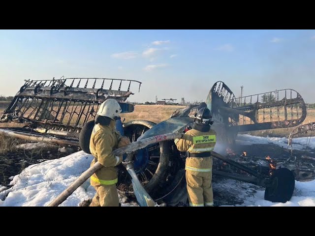 ⁣Кукурузник потерпел крушение в Акмолинской области